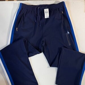 Polo by Ralph Lauren Navy Blue Track with Royal & White Stripes XL (NWT)